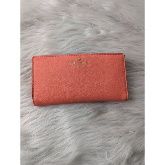 kate spade Handbags - Kate Spade Staci Slim Bifold Wallet Cardholder in Pale Peach